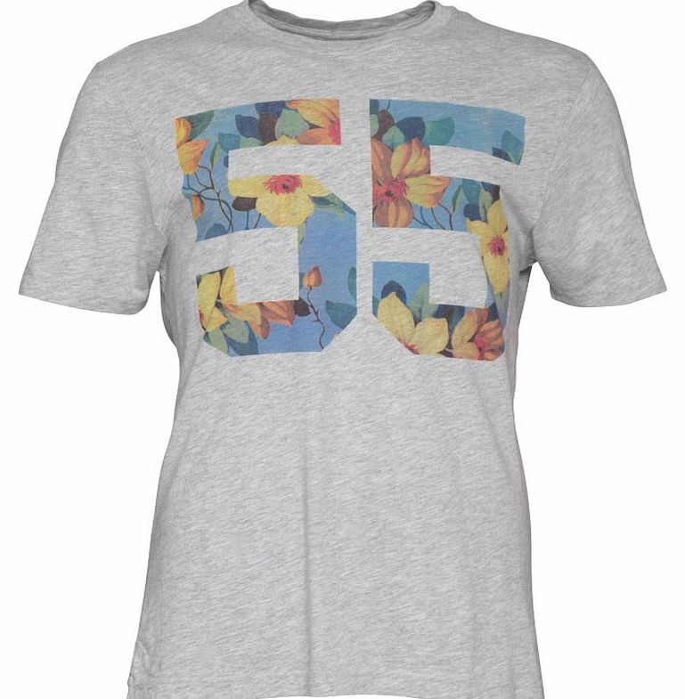 Original Penguin Mens 55 Floral T-Shirt Light