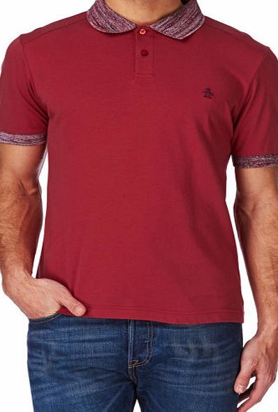 Original Penguin Mens Original Penguin Spaced Polo Shirt - 607