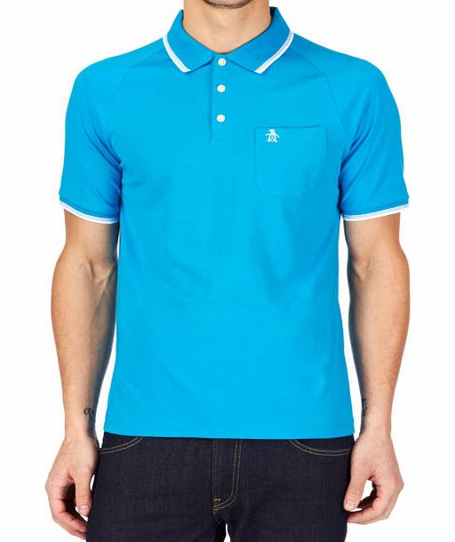 Original Penguin Mens Original Penguin The 55 Polo Shirt - Vivid