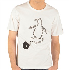 Original Penguin Mens Ringer T-Shirt Bright White
