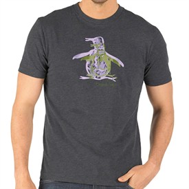 Original Penguin Mens Shadow Bird T-Shirt Total