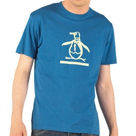 Original Penguin Mens Underscore Flocke T-Shirt