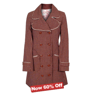 Penguin Womens Wool Trench Coat