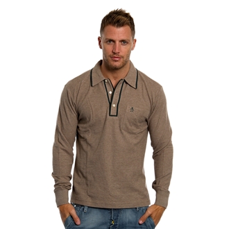 Original Penguin Pine Long Sleeve Polo
