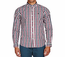Original Penguin Red and white checked pure shirt