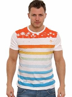 Original Penguin Sunset Stripe T-Shirt