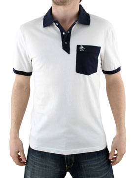 Original Penguin White Polo Shirt