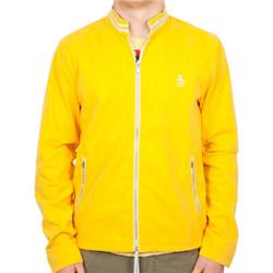 original penguin Zip Up Solid Golf Jacket - Mimosa