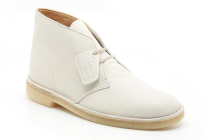 Desert Boot White Leather