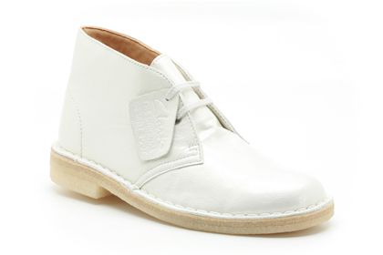 Originals Desert Boot White Patent Leather