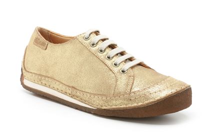Street Chic Gold Suede