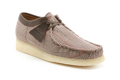 Originals Wallabee Brown Check Fabric
