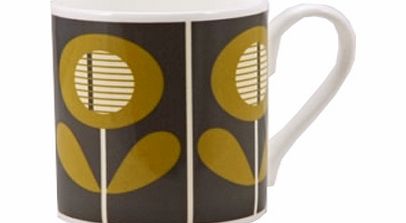 Box Flower Mug Slate and Olive Box Flower Mug