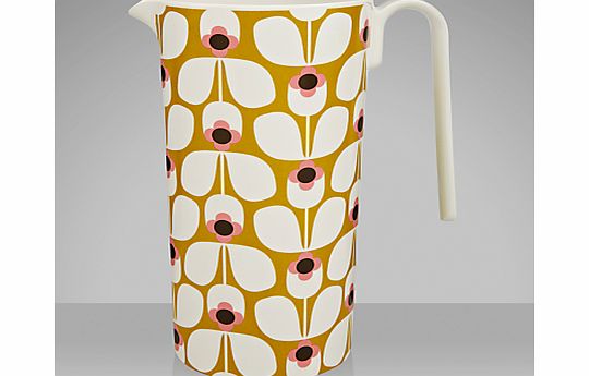Orla Kiely Wallflower Melamine Pitcher, Candy