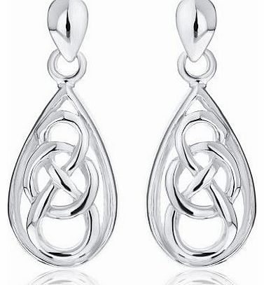 Celtic Knot Earrings, Silver, Model SE161