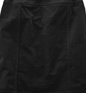 Orvis Stretch-cord Pencil Skirt, Black, 12