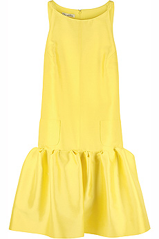 Sleeveless dropped waist dress