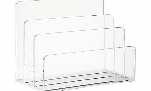Osco Acrylic Letter Rack, Clear