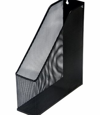 Osco Black Mesh Magazine Rack