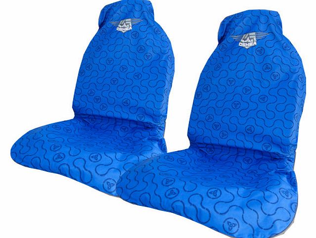Double Seat Cover - Blue