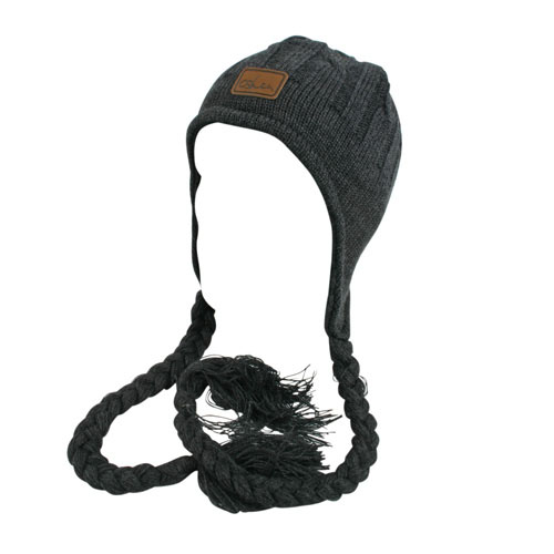 O`Shea Mens O`Shea Cable Trekker Beanie Charcoal
