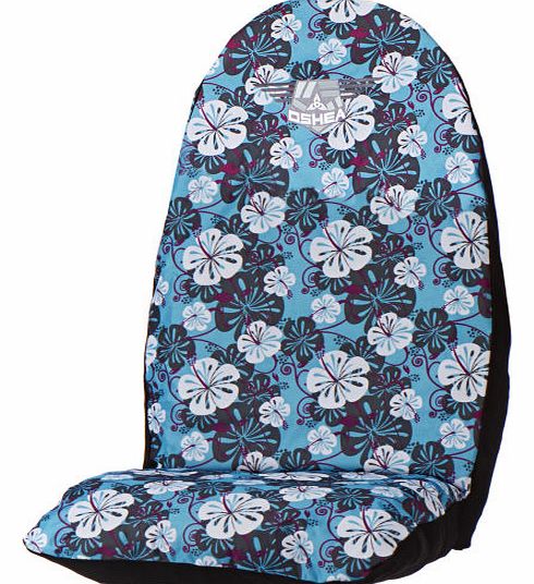 Single Seat Cover - Blue Floral
