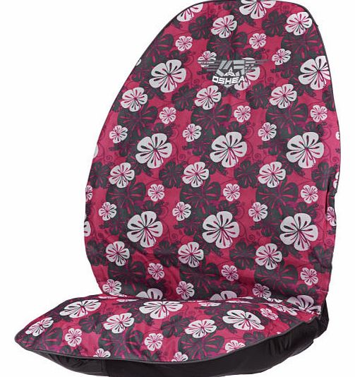 Single Seat Cover - Red Floral