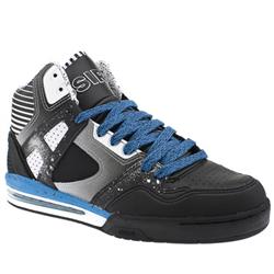 Male Armada Leather Upper Fashion Large Sizes in Black and Grey