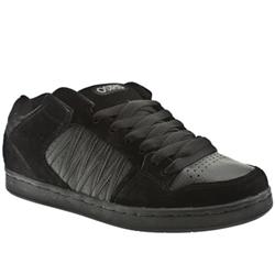 Osiris Male Osiris Wrath Leather Upper Fashion Trainers in Black