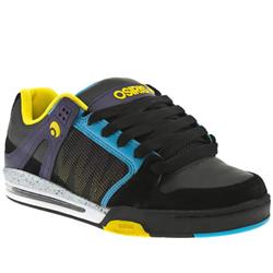 Male Pixel Leather Upper Fashion Large Sizes in Black