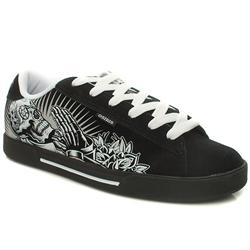 Osiris Male Serve Maxx 242 Leather Upper Fashion Large Sizes in Black and White