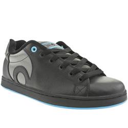Osiris Male Troma Icon Leather Upper Fashion Large Sizes in Black and Grey