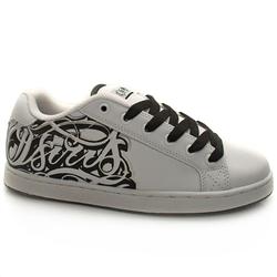 Male Troma Ii Leather Upper Fashion Large Sizes in White and Black