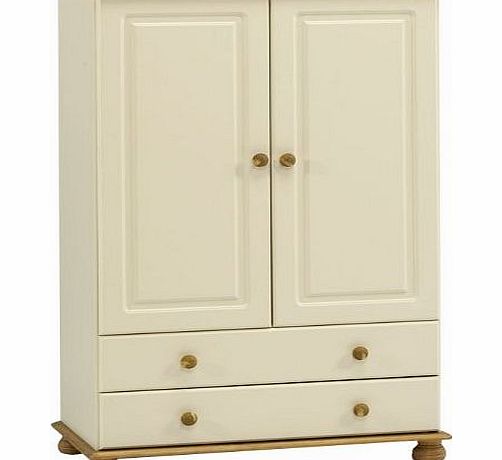 Oslo 2 Door 2 Drawer Combi Wardrobe Cream/Solid