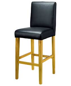 Oslo Upholstered Bar stool Black