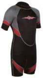 Childrens Osprey 22` Chest Shortie Wetsuit (Ages 3-4 Years) in Red