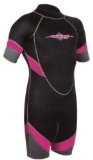 Osprey Childrens Osprey 24` Chest Shortie Wetsuit (Ages 4-6 Years) in Pink