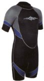 Childrens Osprey 32` Chest Shortie Wetsuit (Ages 12-14 Years) in Blue