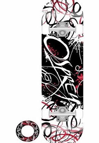 Osprey Double Kick Pro Maple Deck Skateboard - Script Graffiti