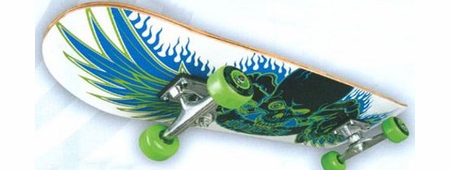 Osprey Double Kick Pro Maple Deck Skateboard - Skulls