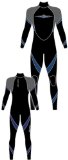OspreySurf Childs Full Wetsuit 10-12 Years 30` Chest (Black/Grey/Blue_
