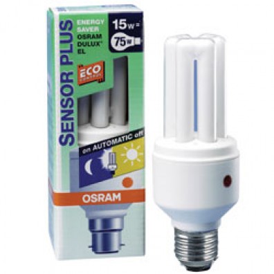 Osram CFL Sensor LE 15W Edison Screw Bulb 4.00832E 12