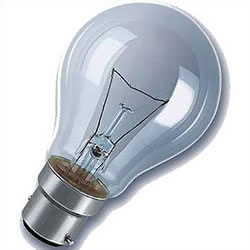 osram Clear 100w BC GLS Lamp Pack of 2