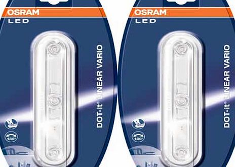 Osram Dot-It Linear Vario LED Lights - Twin Pack