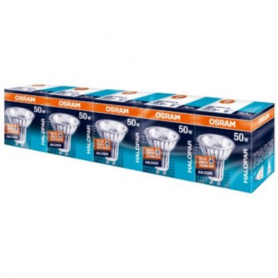Osram Halogen 50W GU10 5 Pack 4.00832E 12