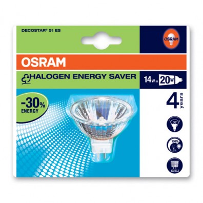 Osram Halogen Energy Saver 25W GU5.3 PK1