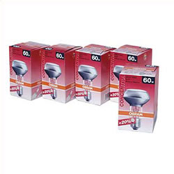 Osram Reflector Spotlight R64 60w ES Pack of 5