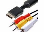 1 Meter AV AUDIO VIDEO CABLE FOR SONY PLAYSTATION 2 PS2 PS3