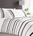 Other 50/50 Grey Staggered Pleats Duvet Cover