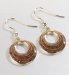 Other Abalone Ripple Circle Earrings
